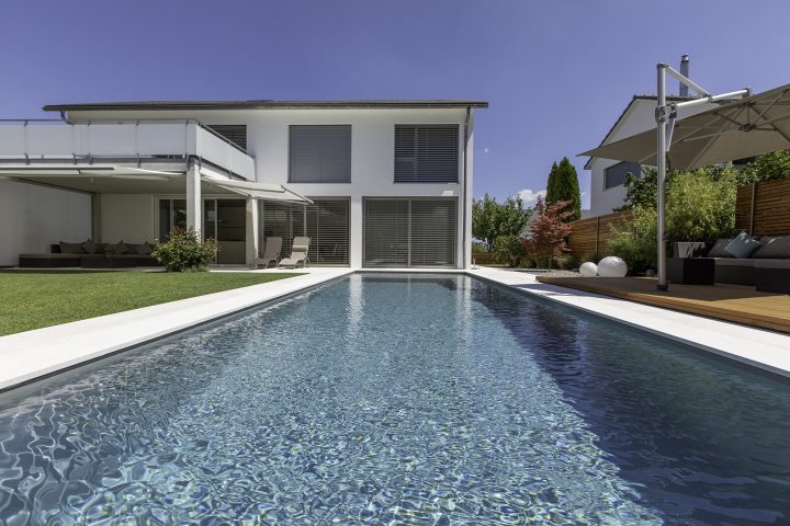 FREIRAUM Living Pool Fertigbecken mit Skimmer