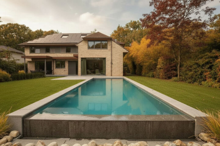 Im Herbst ist es an der Zeit, den Living Pool einzuwintern - FREIRAUM
